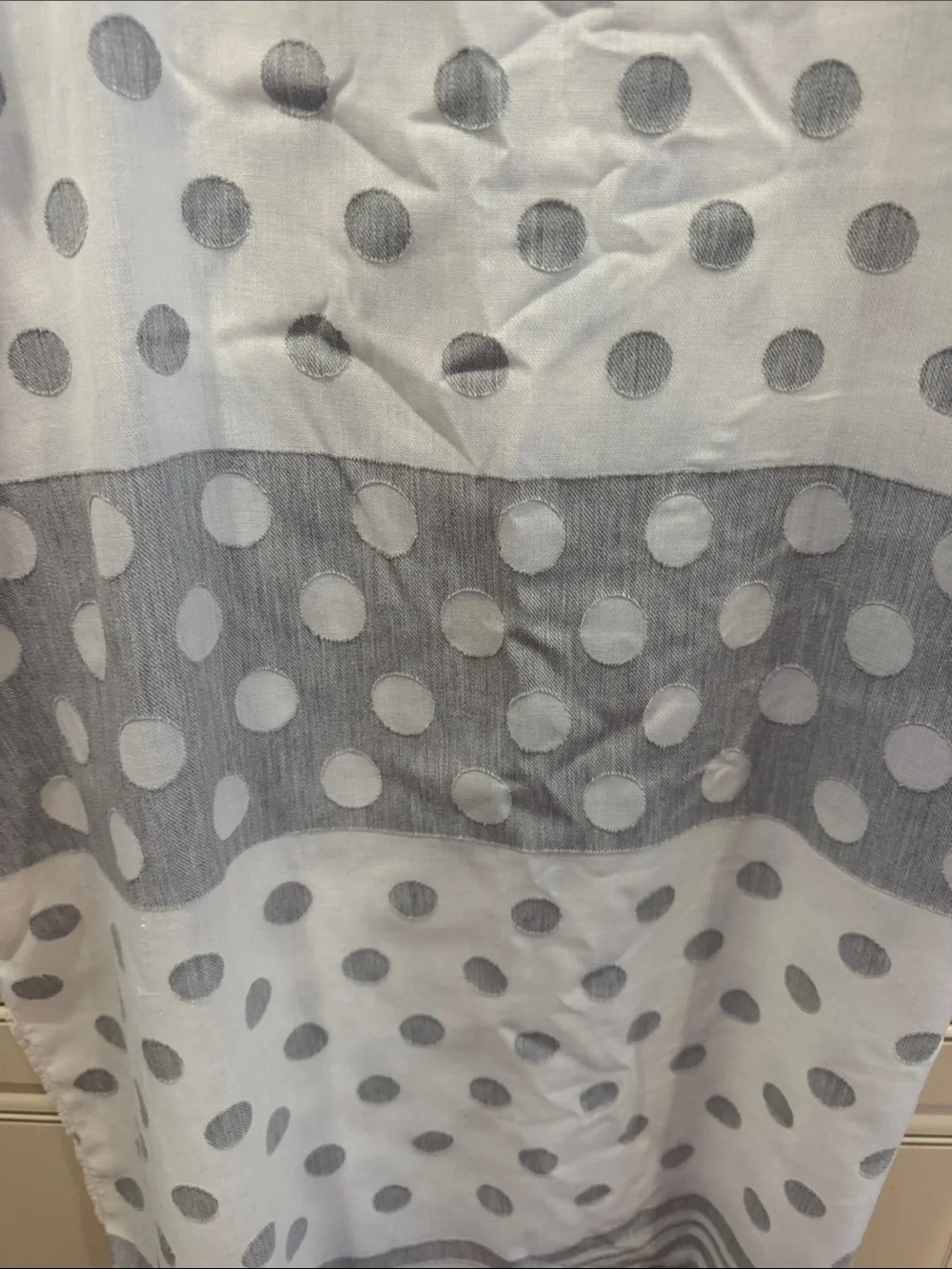 Ann Taylor Soft Light Gray scarf